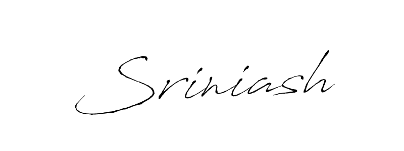 Create a beautiful signature design for name Sriniash. With this signature (Antro_Vectra) fonts, you can make a handwritten signature for free. Sriniash signature style 6 images and pictures png
