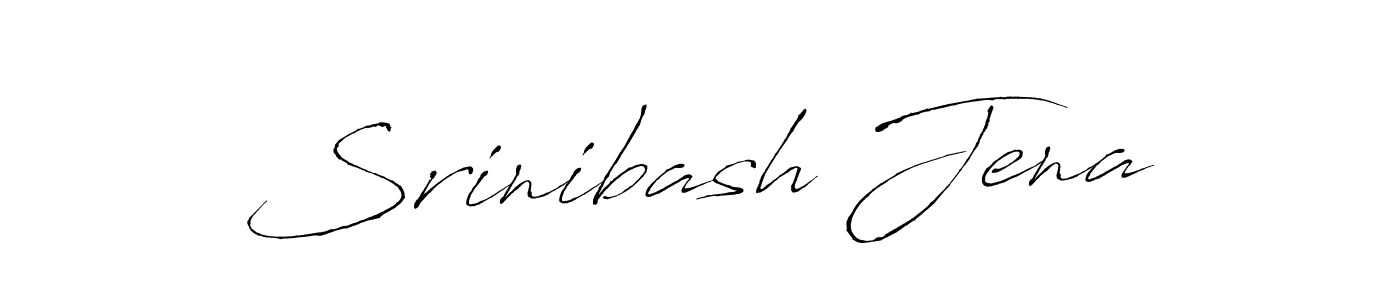 Srinibash Jena stylish signature style. Best Handwritten Sign (Antro_Vectra) for my name. Handwritten Signature Collection Ideas for my name Srinibash Jena. Srinibash Jena signature style 6 images and pictures png