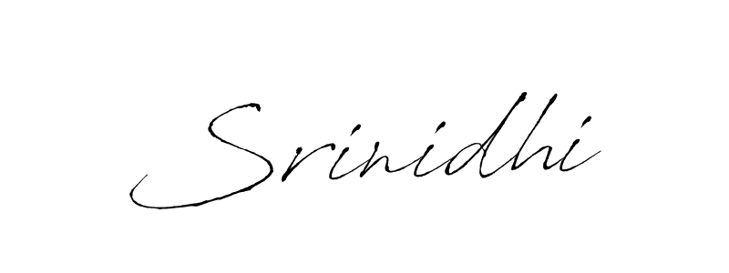 How to make Srinidhi name signature. Use Antro_Vectra style for creating short signs online. This is the latest handwritten sign. Srinidhi signature style 6 images and pictures png