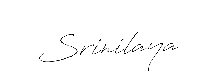 Design your own signature with our free online signature maker. With this signature software, you can create a handwritten (Antro_Vectra) signature for name Srinilaya. Srinilaya signature style 6 images and pictures png