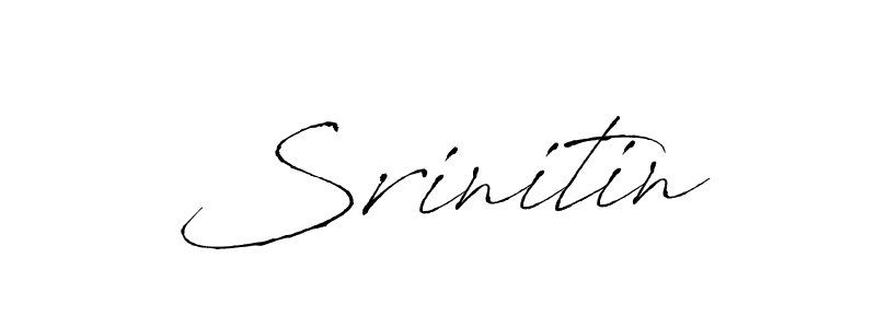 The best way (Antro_Vectra) to make a short signature is to pick only two or three words in your name. The name Srinitin include a total of six letters. For converting this name. Srinitin signature style 6 images and pictures png