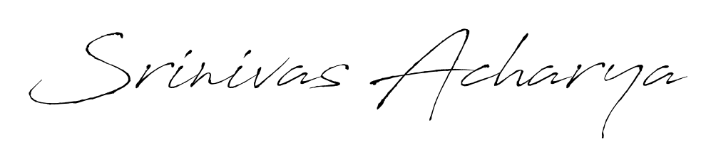 How to make Srinivas Acharya signature? Antro_Vectra is a professional autograph style. Create handwritten signature for Srinivas Acharya name. Srinivas Acharya signature style 6 images and pictures png