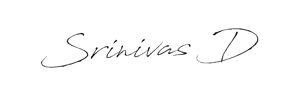 Also You can easily find your signature by using the search form. We will create Srinivas D name handwritten signature images for you free of cost using Antro_Vectra sign style. Srinivas D signature style 6 images and pictures png