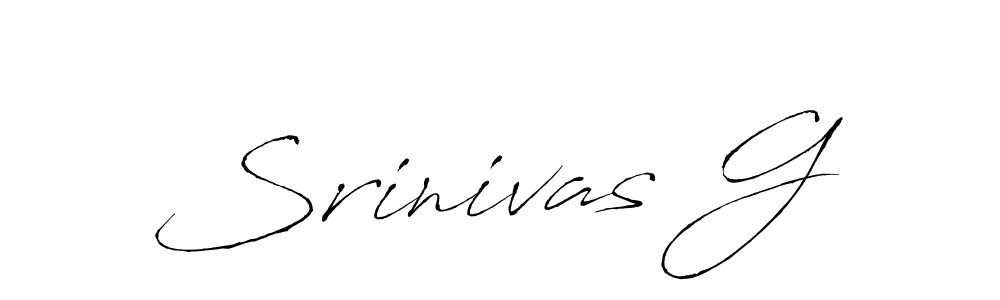 if you are searching for the best signature style for your name Srinivas G. so please give up your signature search. here we have designed multiple signature styles  using Antro_Vectra. Srinivas G signature style 6 images and pictures png