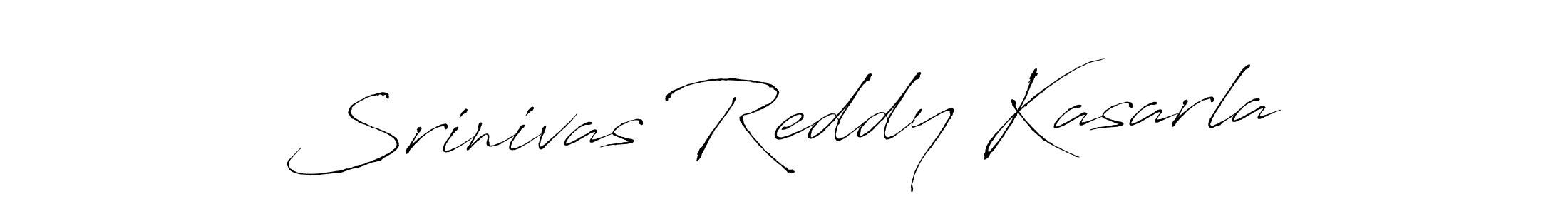The best way (Antro_Vectra) to make a short signature is to pick only two or three words in your name. The name Srinivas Reddy Kasarla include a total of six letters. For converting this name. Srinivas Reddy Kasarla signature style 6 images and pictures png