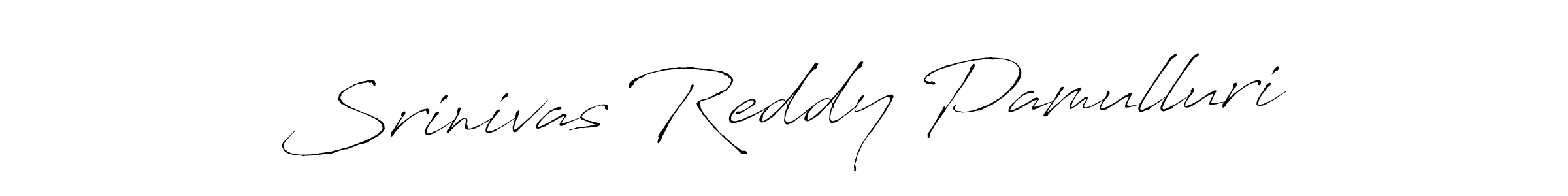 Make a beautiful signature design for name Srinivas Reddy Pamulluri. Use this online signature maker to create a handwritten signature for free. Srinivas Reddy Pamulluri signature style 6 images and pictures png