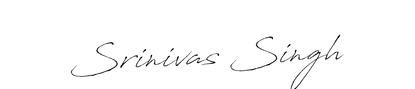Srinivas Singh stylish signature style. Best Handwritten Sign (Antro_Vectra) for my name. Handwritten Signature Collection Ideas for my name Srinivas Singh. Srinivas Singh signature style 6 images and pictures png