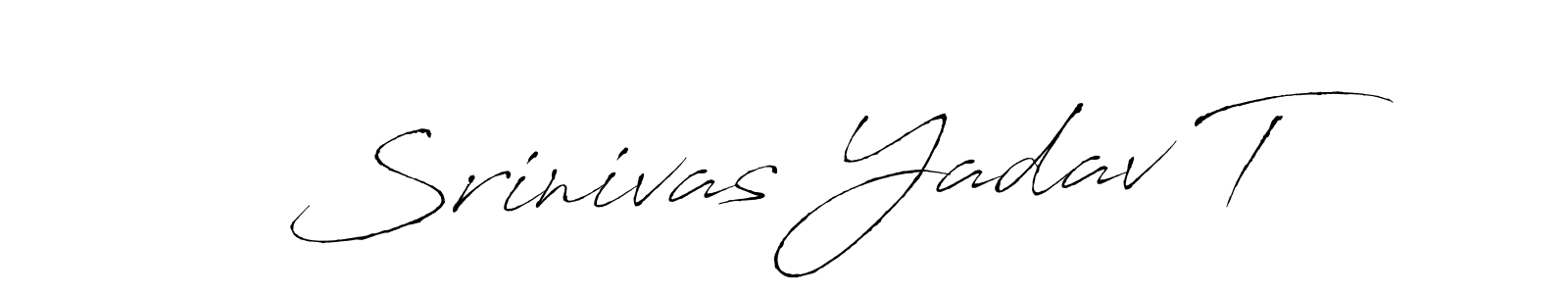 Also You can easily find your signature by using the search form. We will create Srinivas Yadav T name handwritten signature images for you free of cost using Antro_Vectra sign style. Srinivas Yadav T signature style 6 images and pictures png