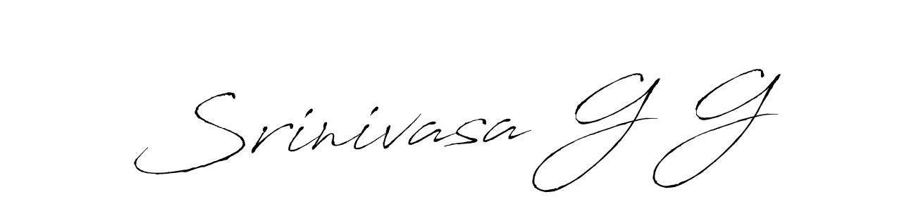 It looks lik you need a new signature style for name Srinivasa G G. Design unique handwritten (Antro_Vectra) signature with our free signature maker in just a few clicks. Srinivasa G G signature style 6 images and pictures png