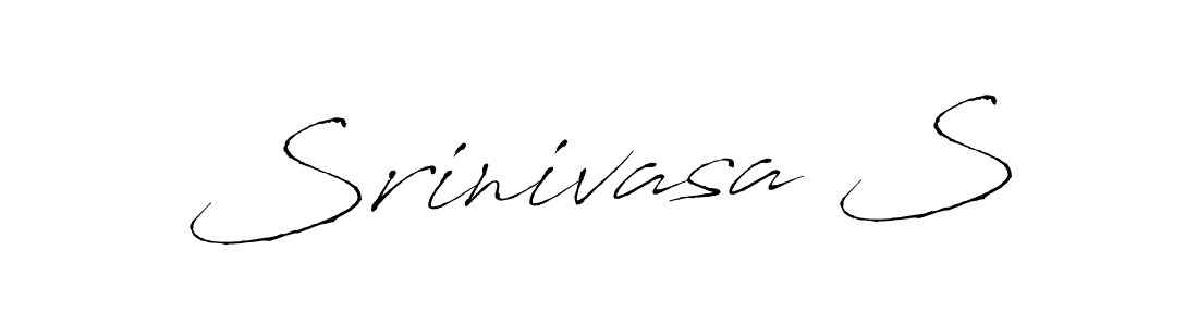 Srinivasa S stylish signature style. Best Handwritten Sign (Antro_Vectra) for my name. Handwritten Signature Collection Ideas for my name Srinivasa S. Srinivasa S signature style 6 images and pictures png