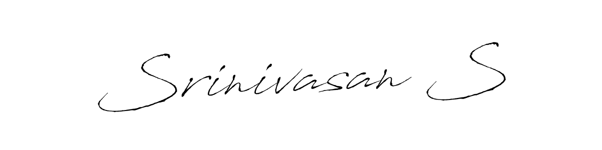 You should practise on your own different ways (Antro_Vectra) to write your name (Srinivasan S) in signature. don't let someone else do it for you. Srinivasan S signature style 6 images and pictures png