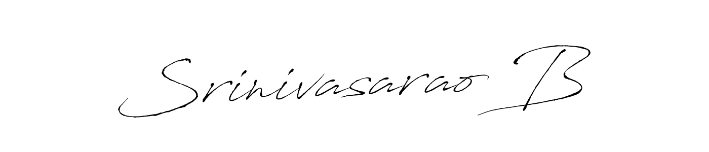 Design your own signature with our free online signature maker. With this signature software, you can create a handwritten (Antro_Vectra) signature for name Srinivasarao B. Srinivasarao B signature style 6 images and pictures png