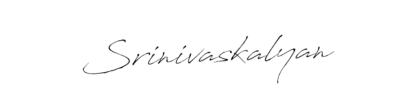 Also we have Srinivaskalyan name is the best signature style. Create professional handwritten signature collection using Antro_Vectra autograph style. Srinivaskalyan signature style 6 images and pictures png