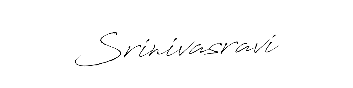 Srinivasravi stylish signature style. Best Handwritten Sign (Antro_Vectra) for my name. Handwritten Signature Collection Ideas for my name Srinivasravi. Srinivasravi signature style 6 images and pictures png