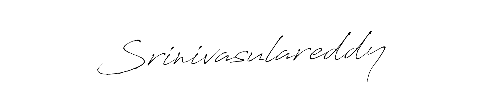 Create a beautiful signature design for name Srinivasulareddy. With this signature (Antro_Vectra) fonts, you can make a handwritten signature for free. Srinivasulareddy signature style 6 images and pictures png