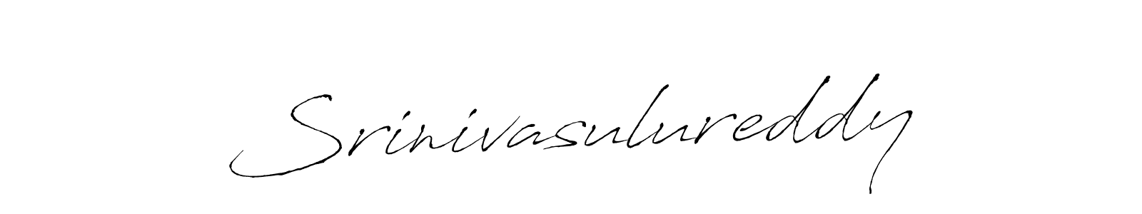 This is the best signature style for the Srinivasulureddy name. Also you like these signature font (Antro_Vectra). Mix name signature. Srinivasulureddy signature style 6 images and pictures png