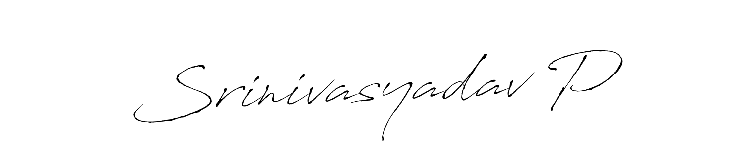 Also we have Srinivasyadav P name is the best signature style. Create professional handwritten signature collection using Antro_Vectra autograph style. Srinivasyadav P signature style 6 images and pictures png