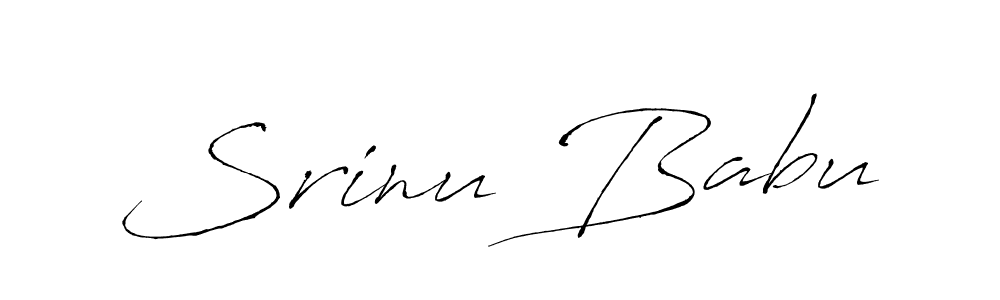 Srinu Babu stylish signature style. Best Handwritten Sign (Antro_Vectra) for my name. Handwritten Signature Collection Ideas for my name Srinu Babu. Srinu Babu signature style 6 images and pictures png