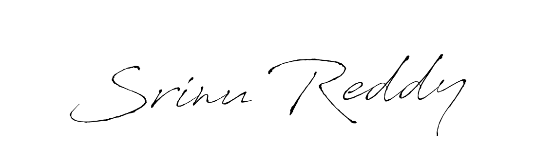 Srinu Reddy stylish signature style. Best Handwritten Sign (Antro_Vectra) for my name. Handwritten Signature Collection Ideas for my name Srinu Reddy. Srinu Reddy signature style 6 images and pictures png