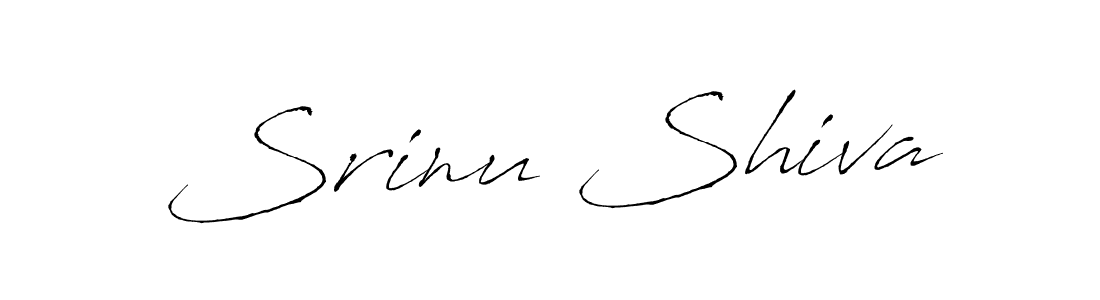 How to make Srinu Shiva name signature. Use Antro_Vectra style for creating short signs online. This is the latest handwritten sign. Srinu Shiva signature style 6 images and pictures png