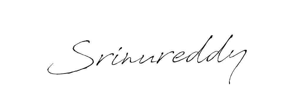 The best way (Antro_Vectra) to make a short signature is to pick only two or three words in your name. The name Srinureddy include a total of six letters. For converting this name. Srinureddy signature style 6 images and pictures png