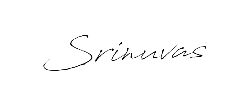 How to make Srinuvas signature? Antro_Vectra is a professional autograph style. Create handwritten signature for Srinuvas name. Srinuvas signature style 6 images and pictures png