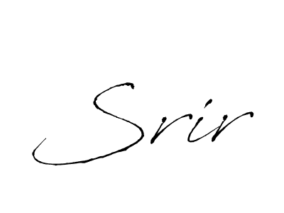 Create a beautiful signature design for name Srir. With this signature (Antro_Vectra) fonts, you can make a handwritten signature for free. Srir signature style 6 images and pictures png