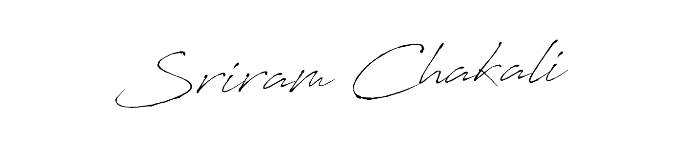 How to make Sriram Chakali signature? Antro_Vectra is a professional autograph style. Create handwritten signature for Sriram Chakali name. Sriram Chakali signature style 6 images and pictures png