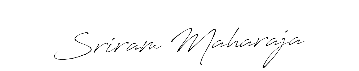 Antro_Vectra is a professional signature style that is perfect for those who want to add a touch of class to their signature. It is also a great choice for those who want to make their signature more unique. Get Sriram Maharaja name to fancy signature for free. Sriram Maharaja signature style 6 images and pictures png