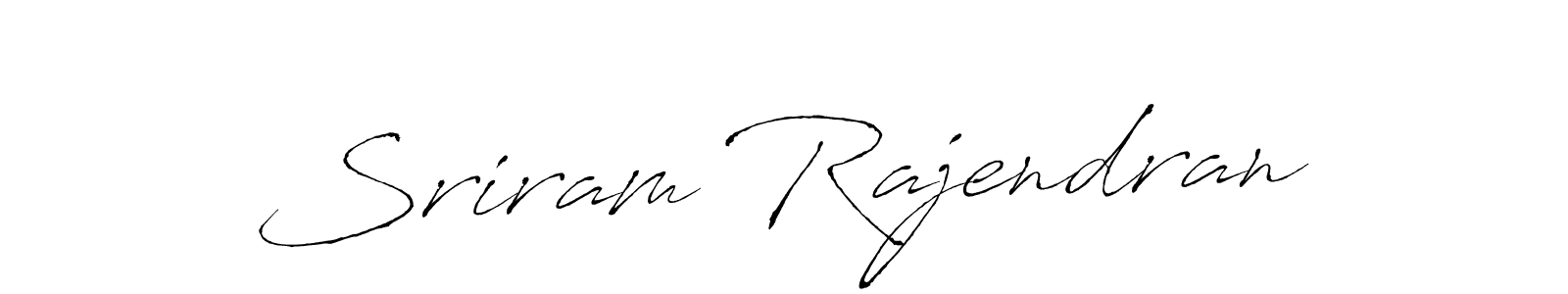 Use a signature maker to create a handwritten signature online. With this signature software, you can design (Antro_Vectra) your own signature for name Sriram Rajendran. Sriram Rajendran signature style 6 images and pictures png