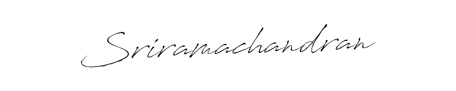 Sriramachandran stylish signature style. Best Handwritten Sign (Antro_Vectra) for my name. Handwritten Signature Collection Ideas for my name Sriramachandran. Sriramachandran signature style 6 images and pictures png