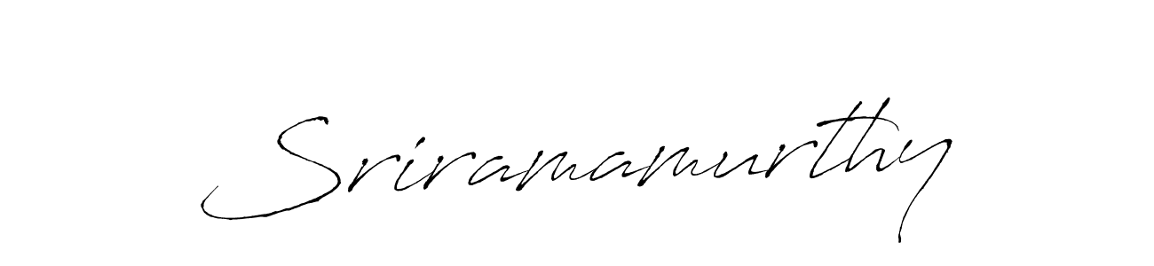 How to make Sriramamurthy signature? Antro_Vectra is a professional autograph style. Create handwritten signature for Sriramamurthy name. Sriramamurthy signature style 6 images and pictures png