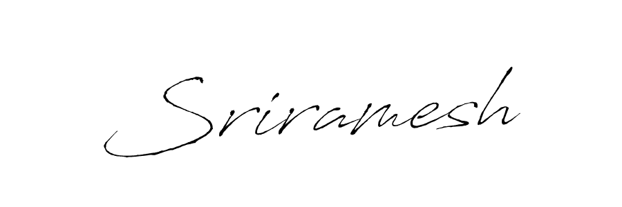 Design your own signature with our free online signature maker. With this signature software, you can create a handwritten (Antro_Vectra) signature for name Sriramesh. Sriramesh signature style 6 images and pictures png