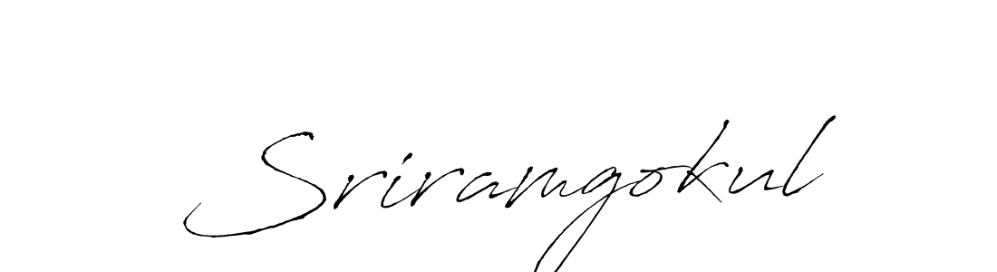It looks lik you need a new signature style for name Sriramgokul. Design unique handwritten (Antro_Vectra) signature with our free signature maker in just a few clicks. Sriramgokul signature style 6 images and pictures png