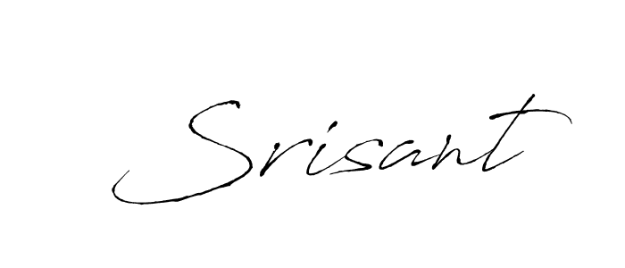 Srisant stylish signature style. Best Handwritten Sign (Antro_Vectra) for my name. Handwritten Signature Collection Ideas for my name Srisant. Srisant signature style 6 images and pictures png