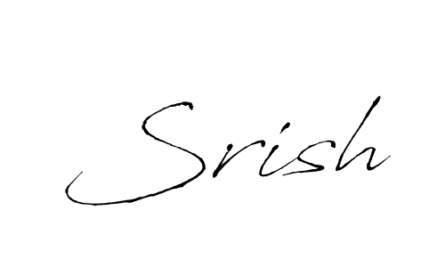 Similarly Antro_Vectra is the best handwritten signature design. Signature creator online .You can use it as an online autograph creator for name Srish. Srish signature style 6 images and pictures png