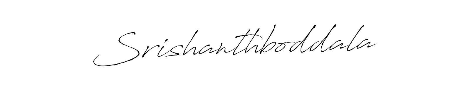 Srishanthboddala stylish signature style. Best Handwritten Sign (Antro_Vectra) for my name. Handwritten Signature Collection Ideas for my name Srishanthboddala. Srishanthboddala signature style 6 images and pictures png