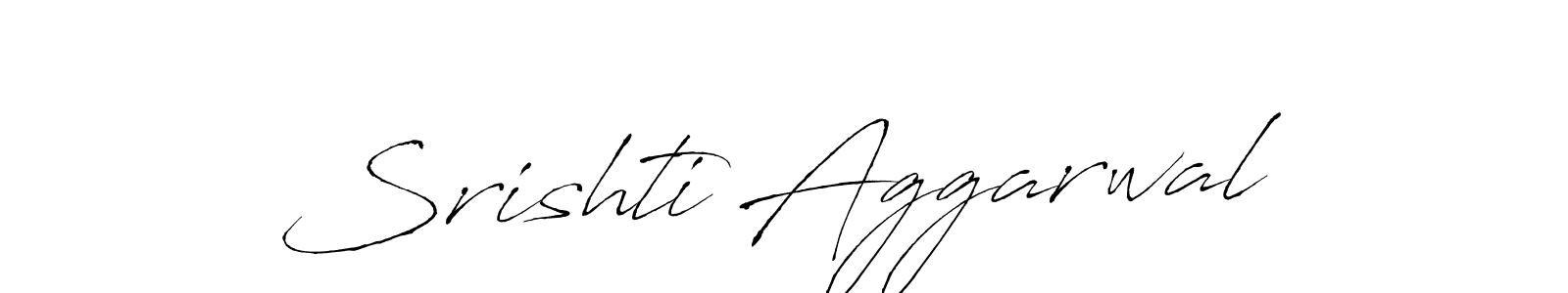 This is the best signature style for the Srishti Aggarwal name. Also you like these signature font (Antro_Vectra). Mix name signature. Srishti Aggarwal signature style 6 images and pictures png