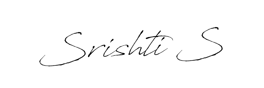 This is the best signature style for the Srishti S name. Also you like these signature font (Antro_Vectra). Mix name signature. Srishti S signature style 6 images and pictures png