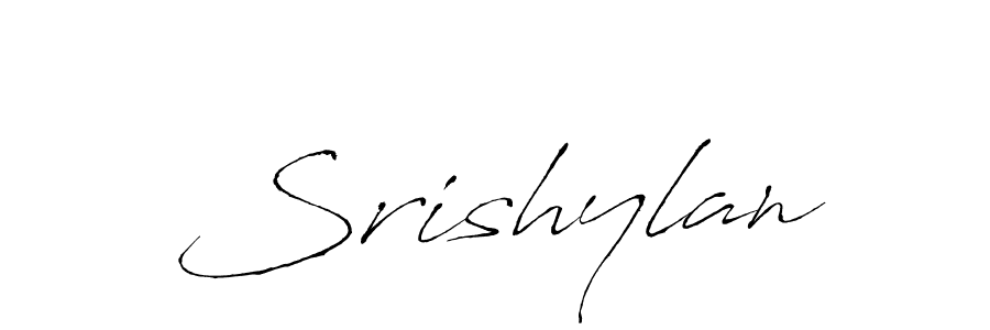 Create a beautiful signature design for name Srishylan. With this signature (Antro_Vectra) fonts, you can make a handwritten signature for free. Srishylan signature style 6 images and pictures png