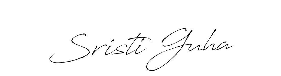 Sristi Guha stylish signature style. Best Handwritten Sign (Antro_Vectra) for my name. Handwritten Signature Collection Ideas for my name Sristi Guha. Sristi Guha signature style 6 images and pictures png