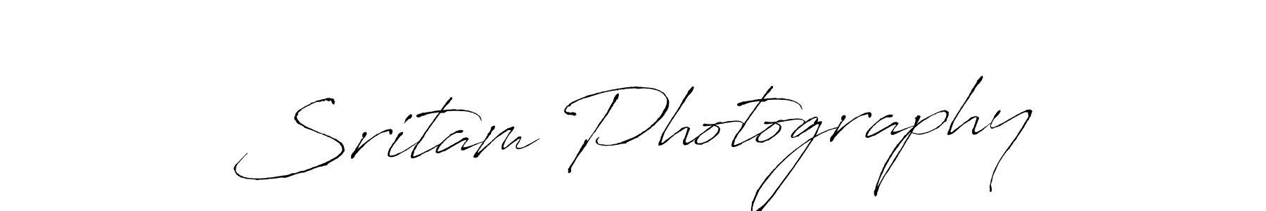 How to make Sritam Photography name signature. Use Antro_Vectra style for creating short signs online. This is the latest handwritten sign. Sritam Photography signature style 6 images and pictures png