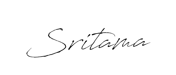 Use a signature maker to create a handwritten signature online. With this signature software, you can design (Antro_Vectra) your own signature for name Sritama. Sritama signature style 6 images and pictures png