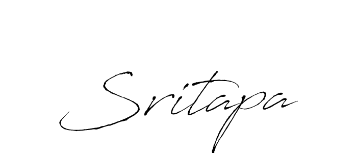 Design your own signature with our free online signature maker. With this signature software, you can create a handwritten (Antro_Vectra) signature for name Sritapa. Sritapa signature style 6 images and pictures png