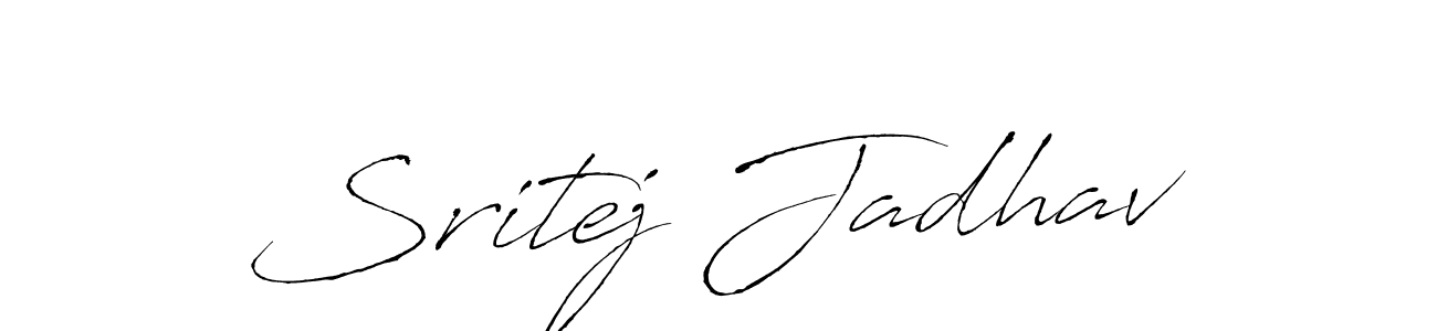 Once you've used our free online signature maker to create your best signature Antro_Vectra style, it's time to enjoy all of the benefits that Sritej Jadhav name signing documents. Sritej Jadhav signature style 6 images and pictures png