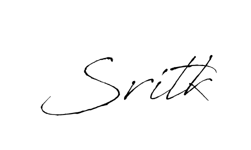 Antro_Vectra is a professional signature style that is perfect for those who want to add a touch of class to their signature. It is also a great choice for those who want to make their signature more unique. Get Sritk name to fancy signature for free. Sritk signature style 6 images and pictures png