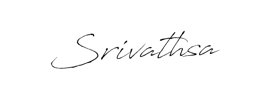 How to make Srivathsa signature? Antro_Vectra is a professional autograph style. Create handwritten signature for Srivathsa name. Srivathsa signature style 6 images and pictures png
