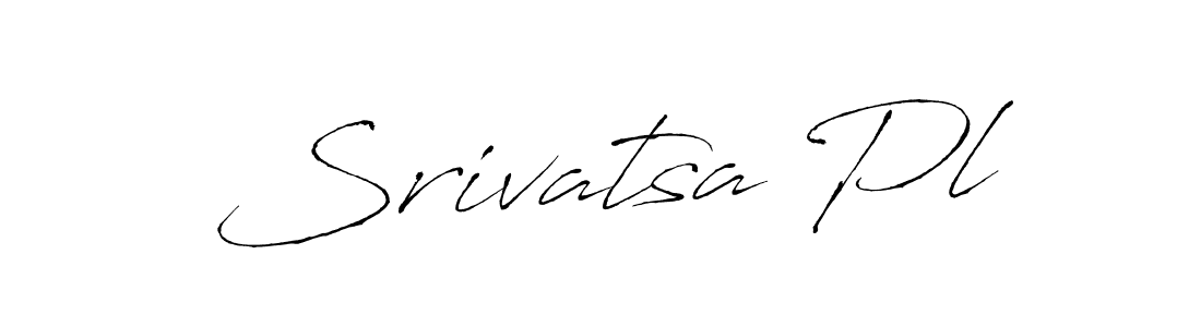 How to make Srivatsa Pl signature? Antro_Vectra is a professional autograph style. Create handwritten signature for Srivatsa Pl name. Srivatsa Pl signature style 6 images and pictures png