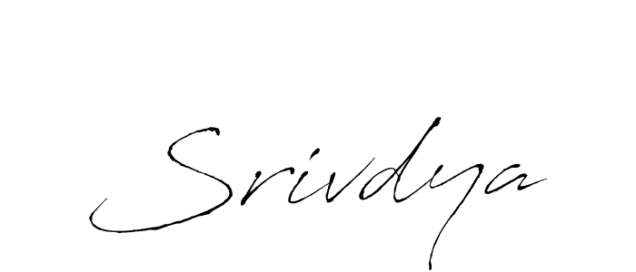 The best way (Antro_Vectra) to make a short signature is to pick only two or three words in your name. The name Srivdya include a total of six letters. For converting this name. Srivdya signature style 6 images and pictures png