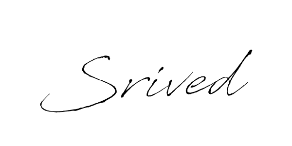 This is the best signature style for the Srived name. Also you like these signature font (Antro_Vectra). Mix name signature. Srived signature style 6 images and pictures png